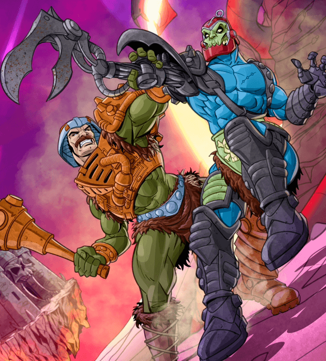 Man-at-arms vs Trap-jaw