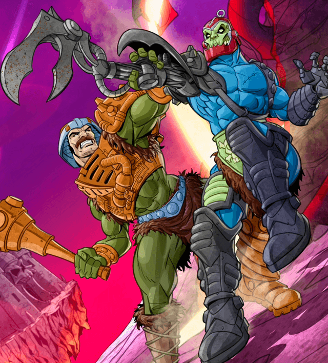 Man-at-arms vs Trap-jaw